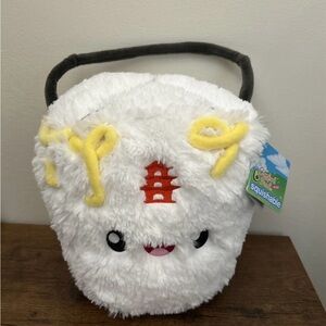 Squishable Comfort Food Mini Ramen Cup Plush w/ Handle White Kawaii NWT FastShip